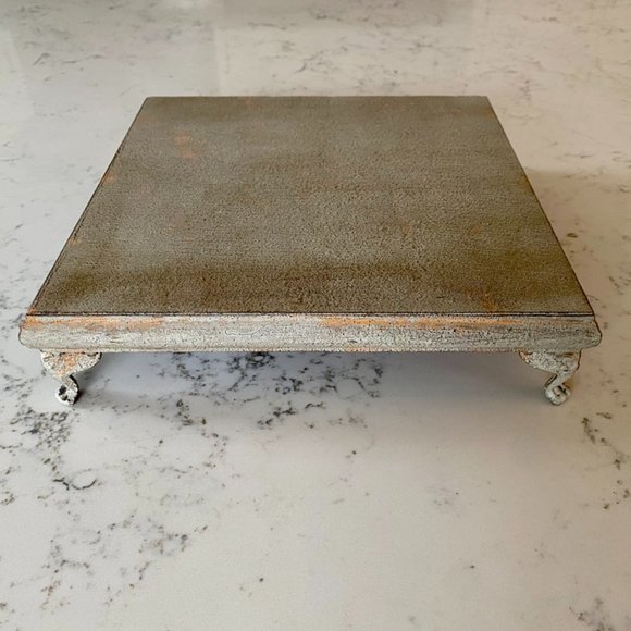 *NOT FOR SALE/SOLD* Decorative Square Riser (11 3/4" x 11 3/4") - Picture 2 of 5